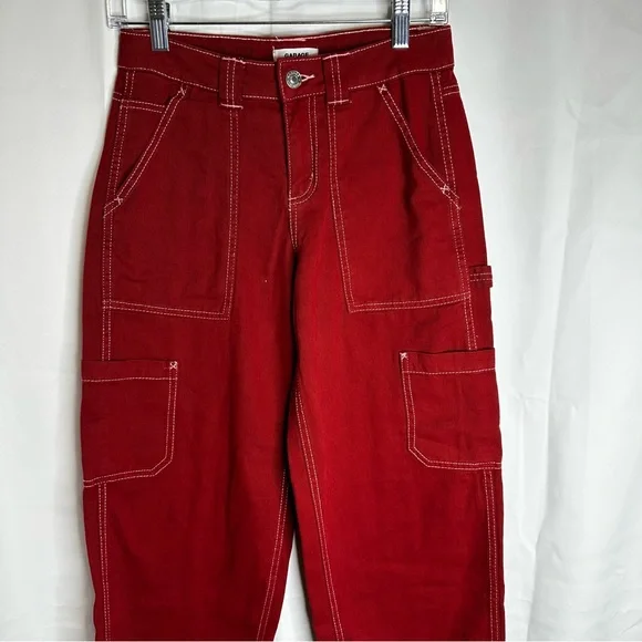 Garage womens navy cargo pants size 00 - Picture 4 of 9